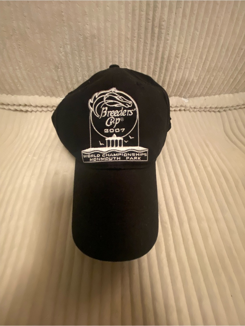 2007 Black Breeders Cup Baseball Cap